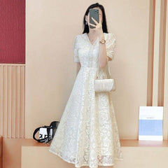 Elegant and Sophisticated lace Dress, New Summer 2026 Style