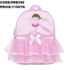 Children's bag girl cute pearl lace princess doll small backpack