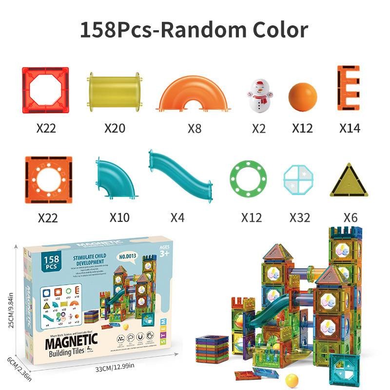 children's early education intellectual toys magnetic sheet pipe magnet building blocks set
