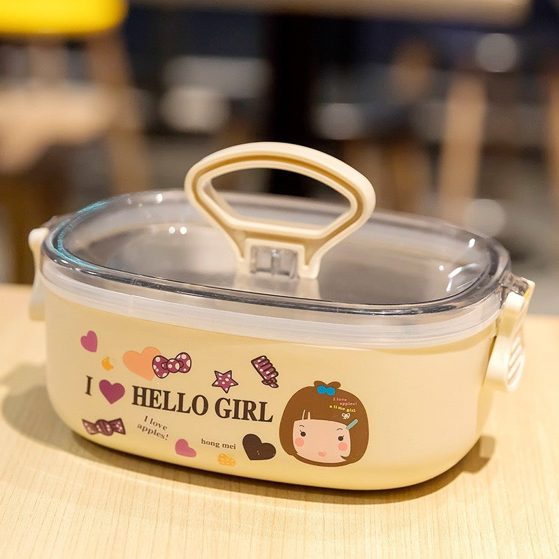 Stainless Steel Lunch Box with Lid