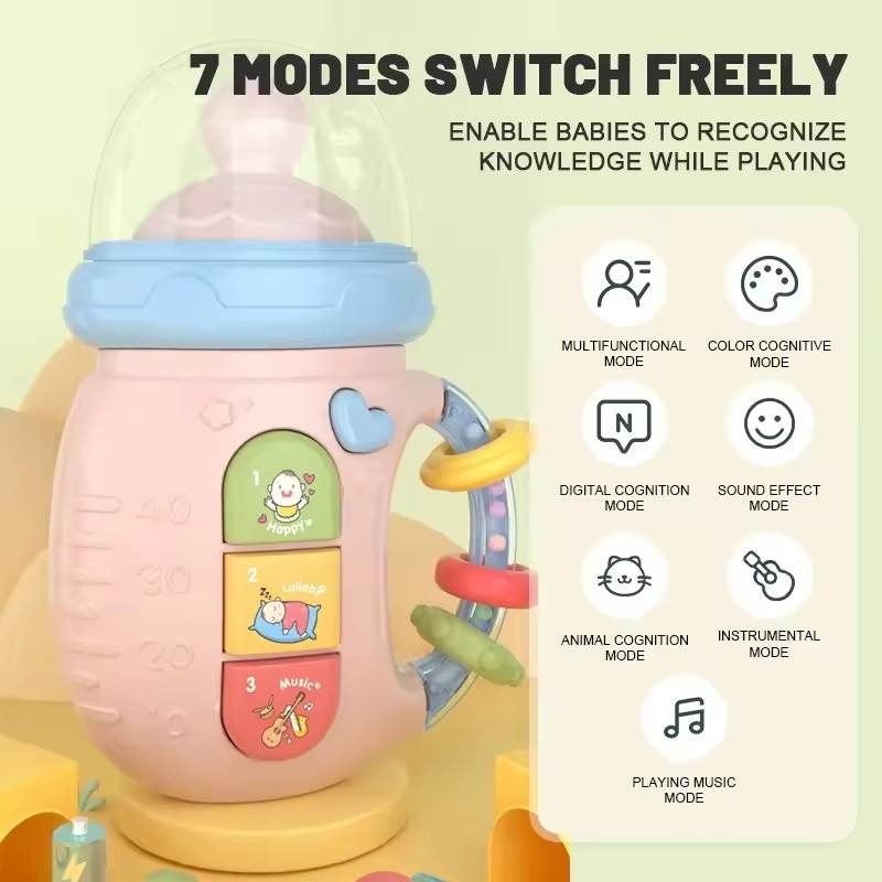 Baby Light & Music Soothing Rattle Toy (0–1 Year)