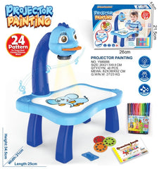 Children's writing graffiti drawing and painting table board