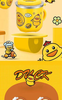 Cute Cartoon Stainless Steel KIds Water | Baby's World Bangladesh