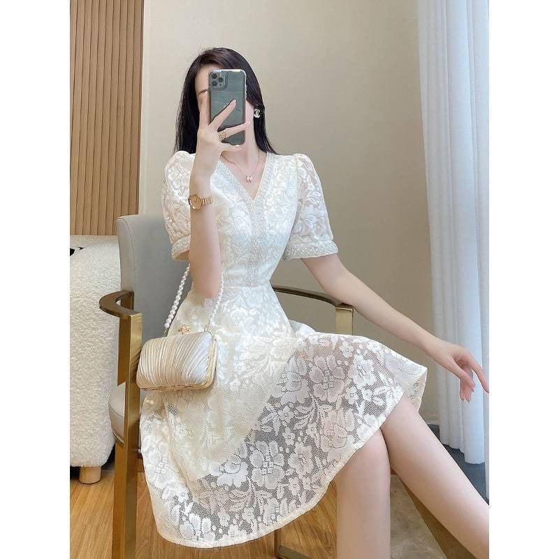 Elegant and Sophisticated lace Dress, New Summer 2026 Style