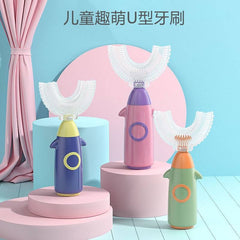 U-Shape Baby Toothbrush Soft Silicone 360° Cleaning Bangladesh
