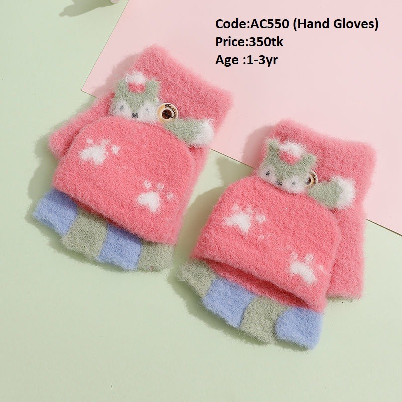 Children's gloves for Boys and girls warm gloves for toddlers five-finger(2-4yrs)