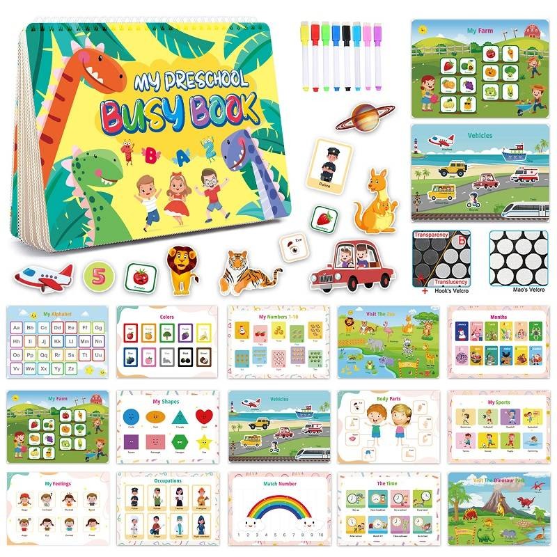 Children's Early Education Cognitive Tear-and-Paste Book