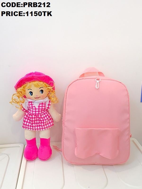 Cute doll children's backpack 3-5 years old