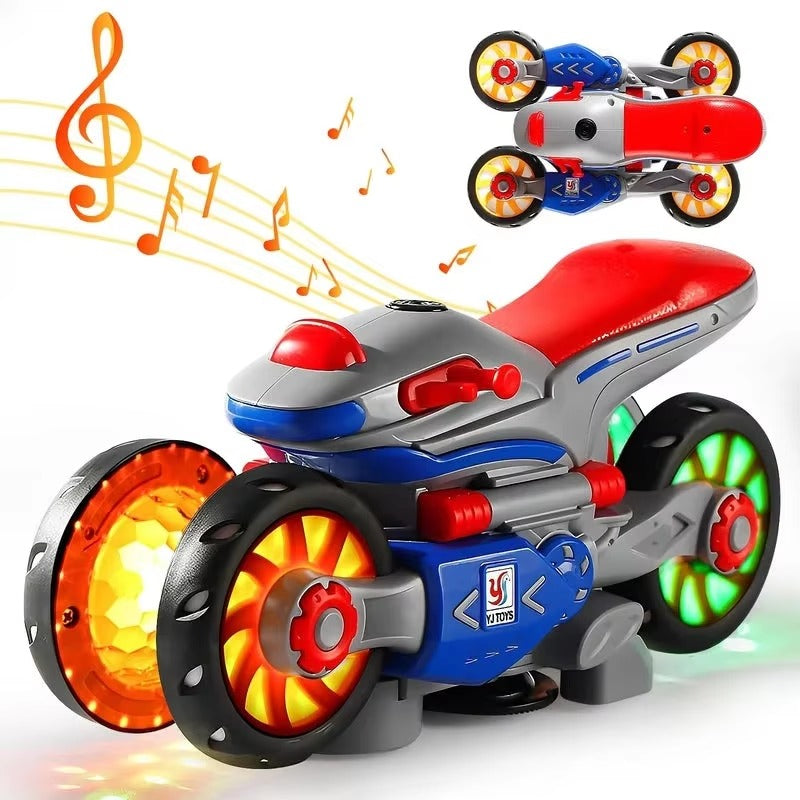 Cute Baby Bike Stunt Toy with Lighting and Sound Option