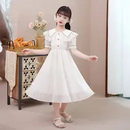 Sweet and Stylish Summer Dresses for Medium and Large Children