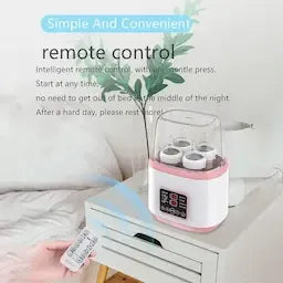 Baby feeder sterilizer/egg broiler/milk warmer total eight function with remote control option