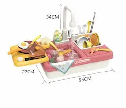 Electric Children's washing basin / sink simulation circulation water educational play