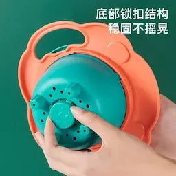 360 degree rotary baby feeding balance food bowl