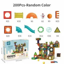 children's early education intellectual toys magnetic sheet pipe magnet building blocks set