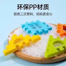 Children's educational house building blocks assembly toys block wall window model set