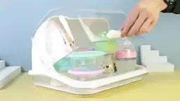Dustproof Water Cup Supplies Tableware Daily Bottle Storage Box Flip Cover drain Storage Box Dustproof
