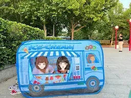 Children's tent indoor car playhouse toys boys and girls baby small house folding house(With 50 balls)