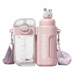 High quality double part 320ml stainless steel hot water pot and 400ml normal water pot