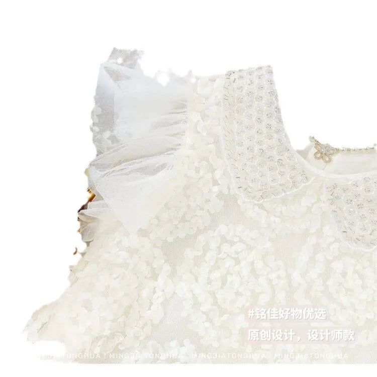 Elegant Girls' Dresses Summer 2026 New Style Stylish Girls' Vest Dress Tulle Skirt Children's Clothing Princess Dress