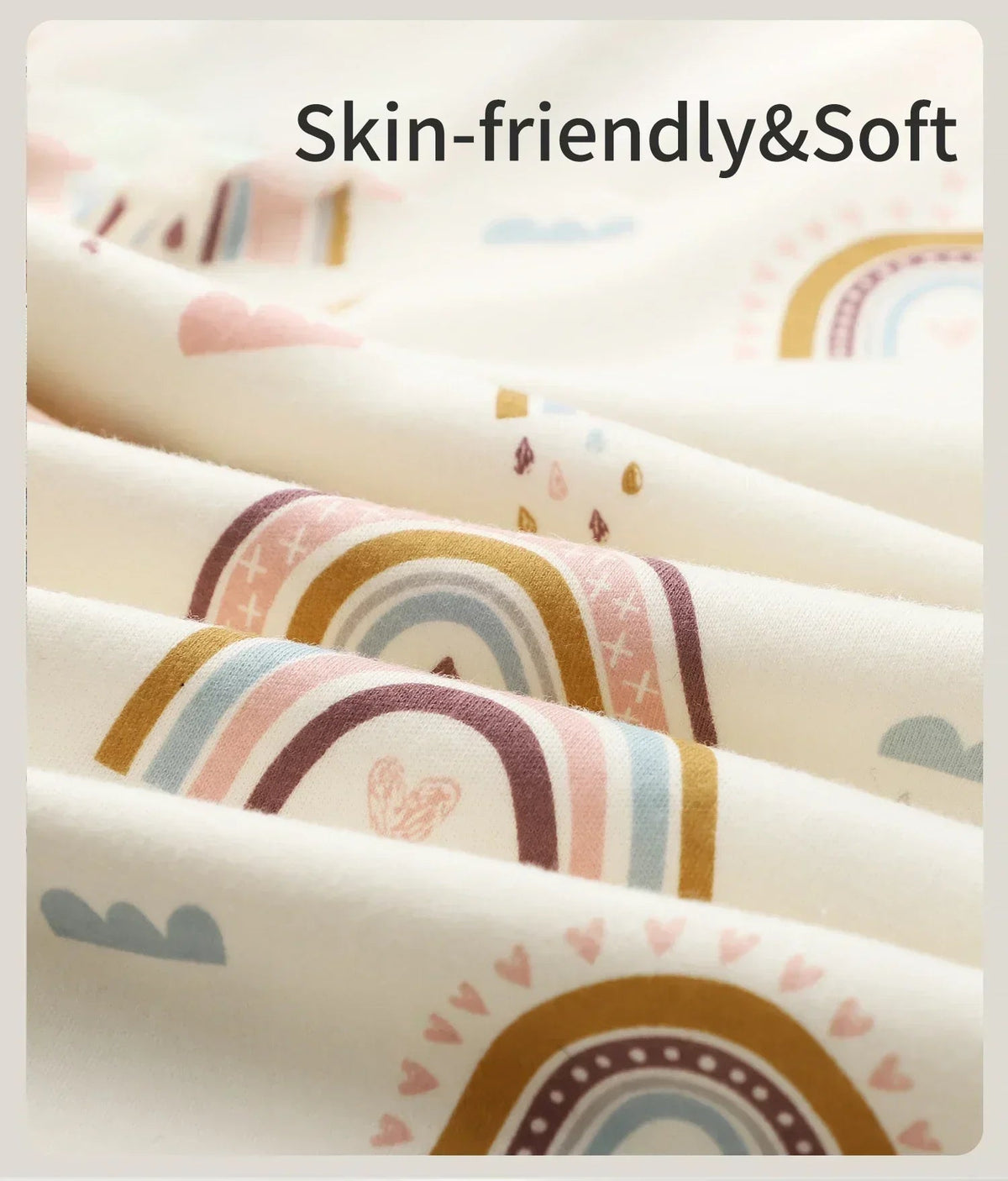 Infant knit Swaddling Quilt 2-layer Baby Blanket Skin-friendly Child Soft Cover 100% Cotton Kids Nap Blanket Breathable 1-3Y - BaBy's World