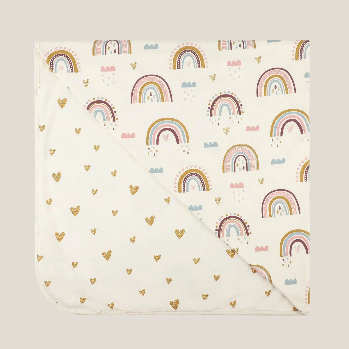 Infant knit Swaddling Quilt 2-layer Baby Blanket Skin-friendly Child Soft Cover 100% Cotton Kids Nap Blanket Breathable 1-3Y - BaBy's World