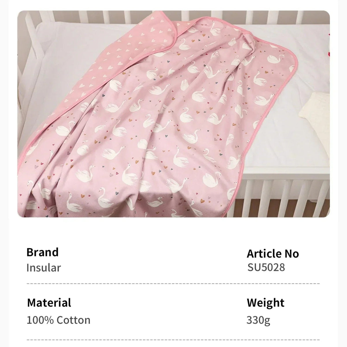 Infant knit Swaddling Quilt 2-layer Baby Blanket Skin-friendly Child Soft Cover 100% Cotton Kids Nap Blanket Breathable 1-3Y - BaBy's World