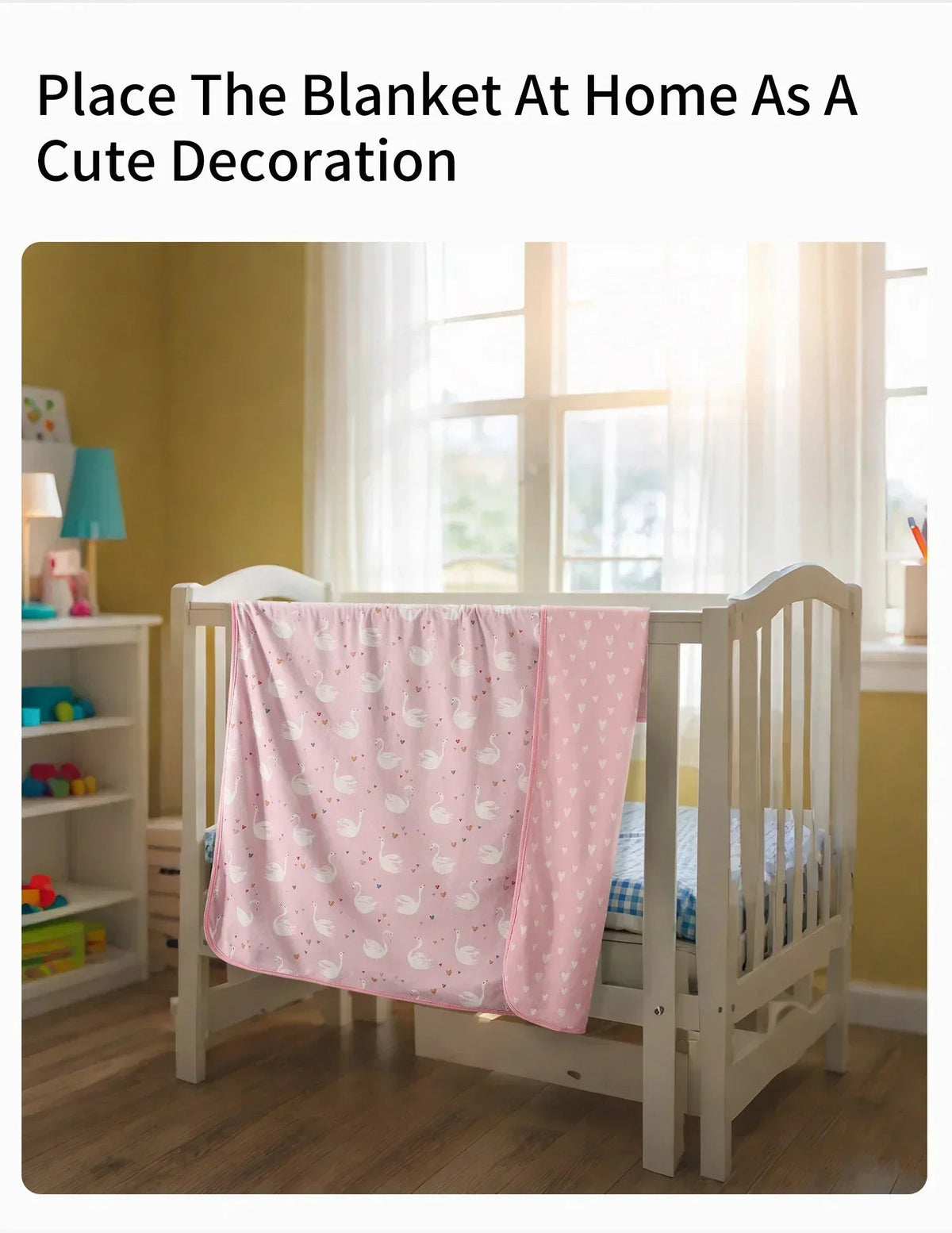 Infant knit Swaddling Quilt 2-layer Baby Blanket Skin-friendly Child Soft Cover 100% Cotton Kids Nap Blanket Breathable 1-3Y - BaBy's World