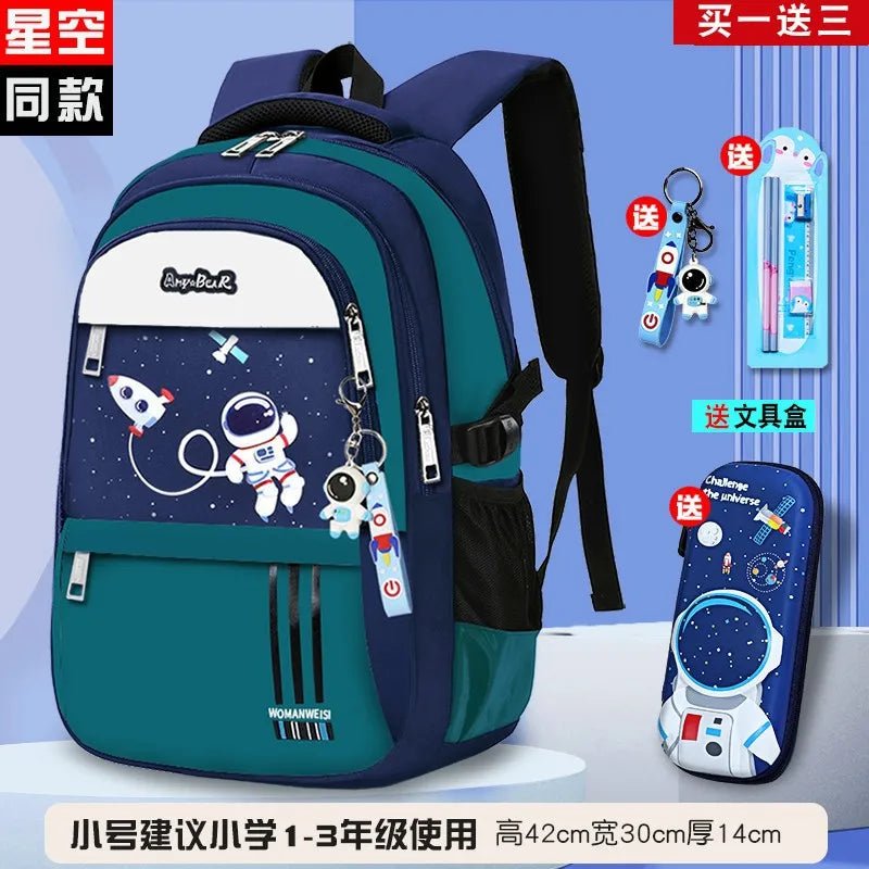 Kids Backpack Children School Bags for Boys Orthopedic School Backpack Waterproof Primary Schoolbag Book Bag - Baby's World