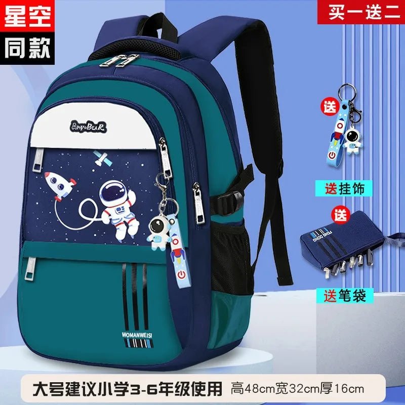 Kids Backpack Children School Bags for Boys Orthopedic School Backpack Waterproof Primary Schoolbag Book Bag - Baby's World