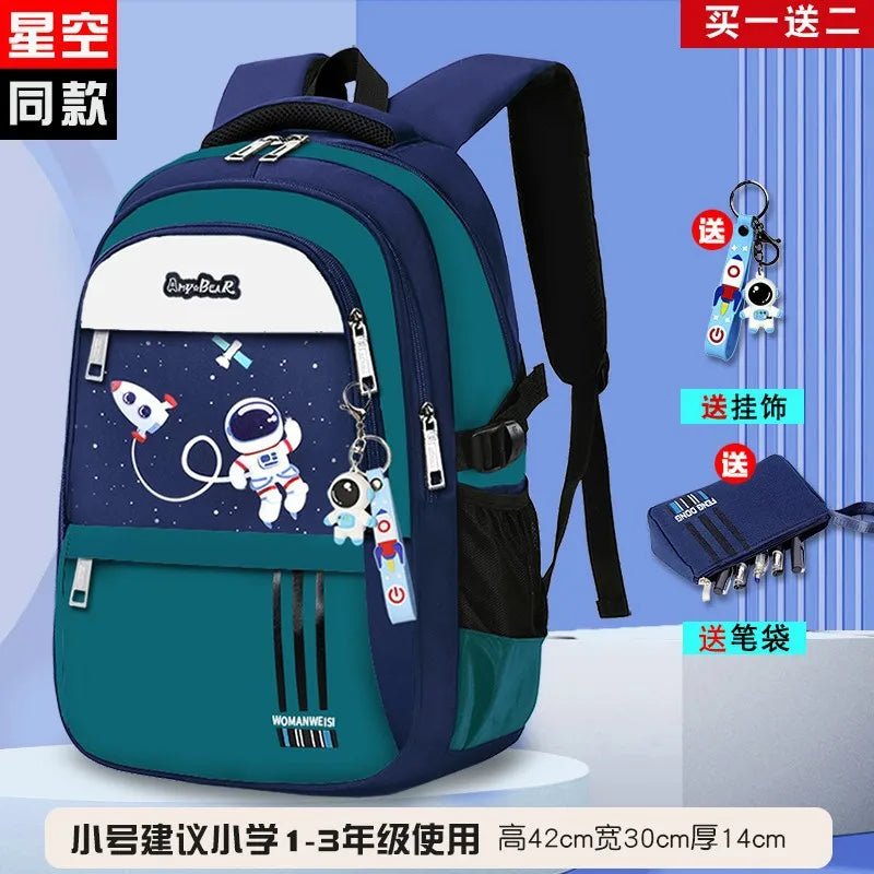 Kids Backpack Children School Bags for Boys Orthopedic School Backpack Waterproof Primary Schoolbag Book Bag - Baby's World