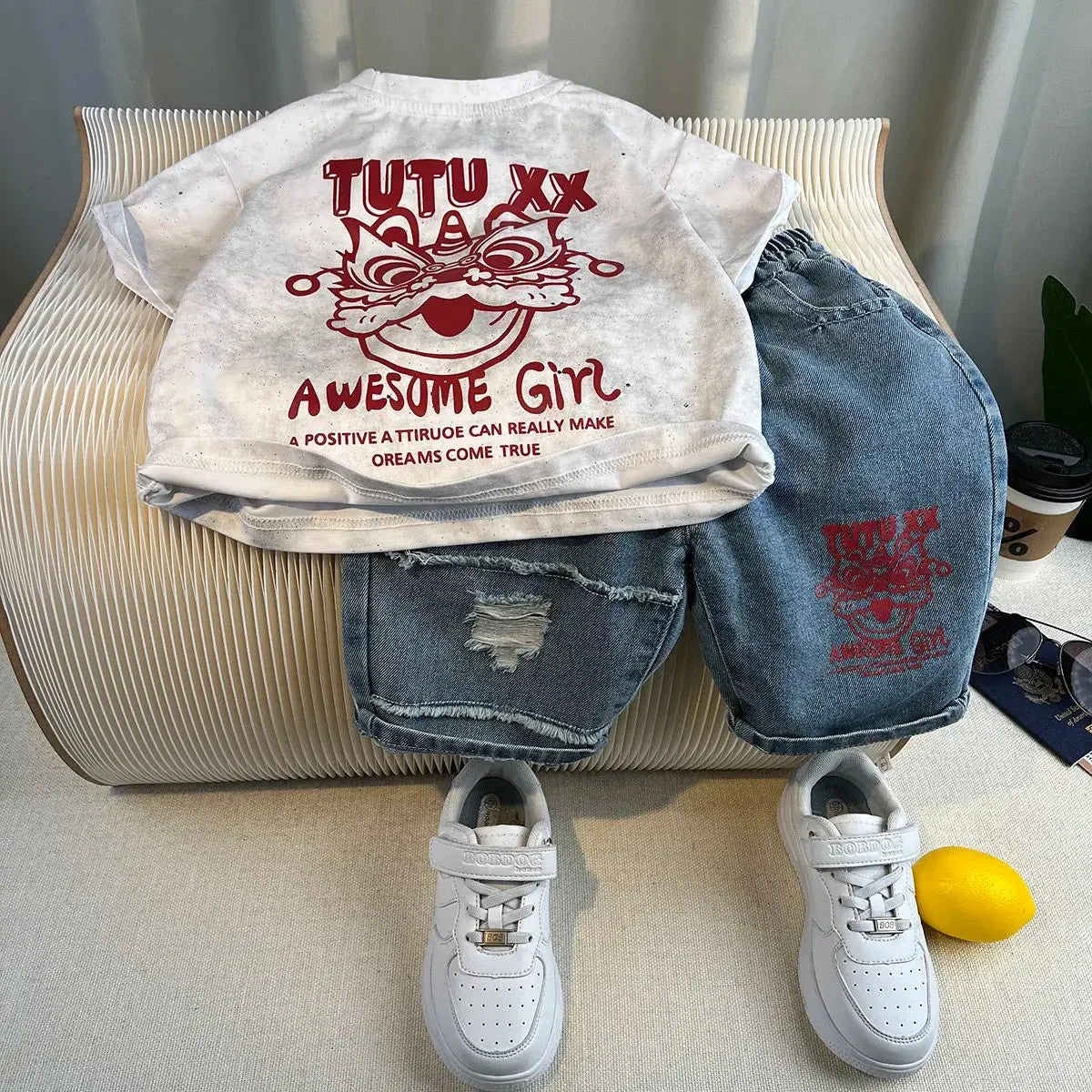 Korean Children Summer - Korean Children's Summer Clothes Kids Set Outfits Boys 2025 Handsome Sleeveless&Short Sleeved