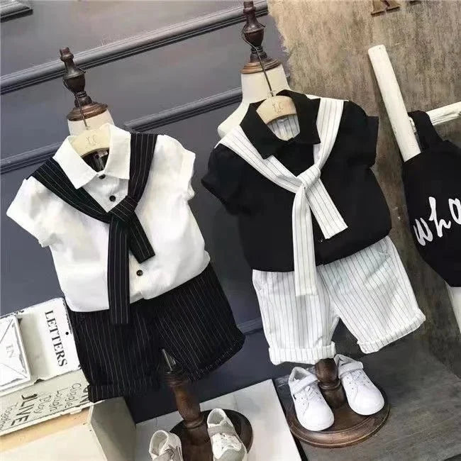 New Boy Pcs - New Boy 2 pcs Clothing Set Kids Clothes Suits Children Clothes Sets Baby Outfits Summer - Boys Summer & Party