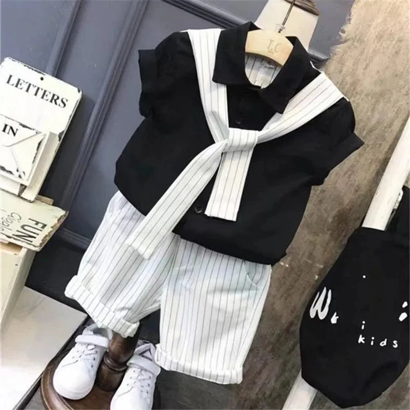 New Boy Pcs - New Boy 2 pcs Clothing Set Kids Clothes Suits Children Clothes Sets Baby Outfits Summer - Boys Summer & Party