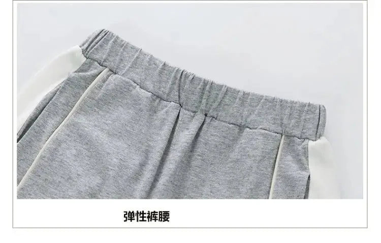 New Children Cool - New Children's Cool Loose Fit Sportswear Korean Edition Baby Short Sleeve T-shirt 2 Pieces - Boys Summer