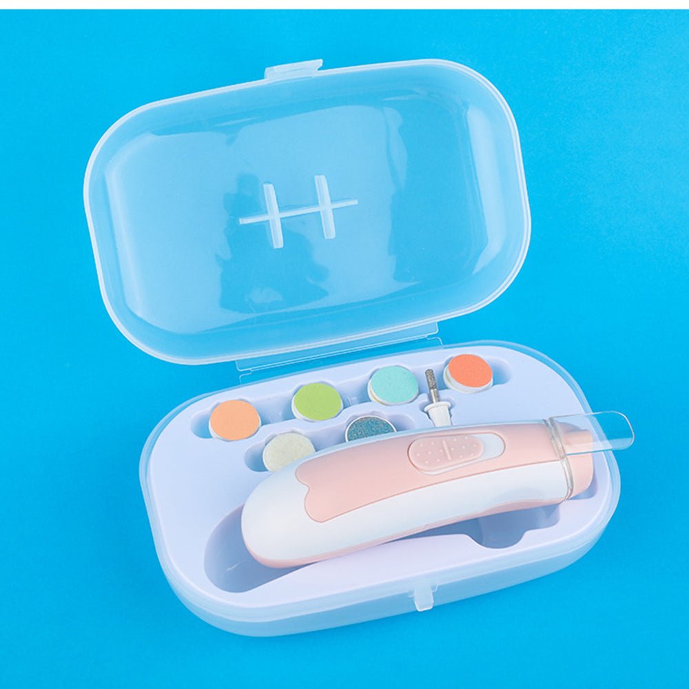 Newborn Electric Nail Clipper Anti-Pinch Baby Nail Care Set Bangladesh - BaBy's World