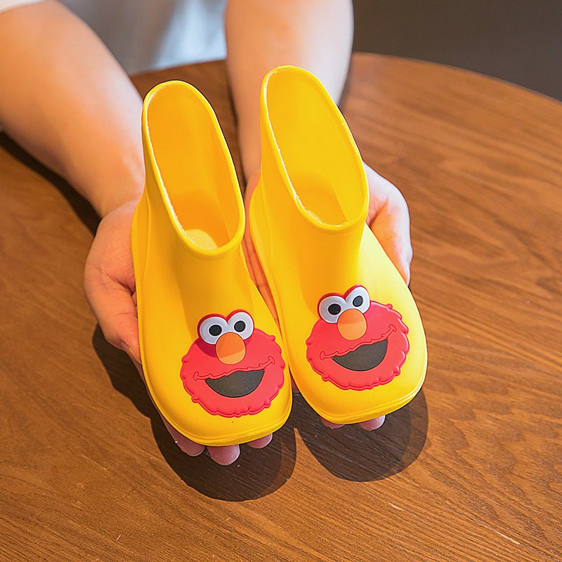 Non-slip Stylish Rubber Shoes Men's And Women's Children & Baby Baby Velvet Rain Boots - BaBy's World