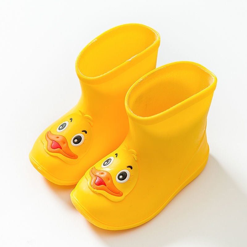 Non-slip Stylish Rubber Shoes Men's And Women's Children & Baby Baby Velvet Rain Boots - BaBy's World