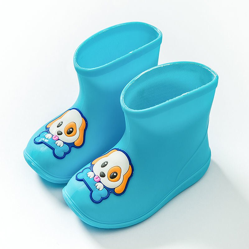 Non-slip Stylish Rubber Shoes Men's And Women's Children & Baby Baby Velvet Rain Boots - BaBy's World
