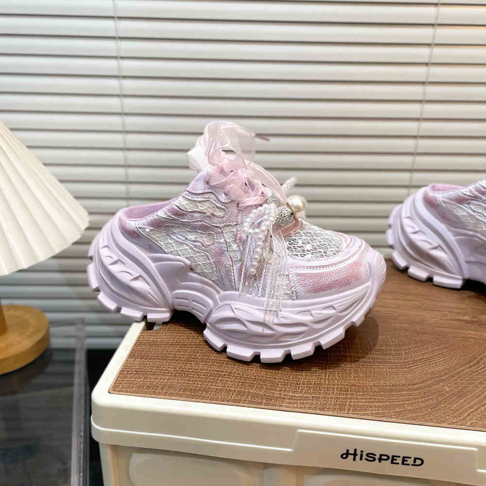 Pearl Lace Bow Baby Girl Daddy Shoes - BaBy's World