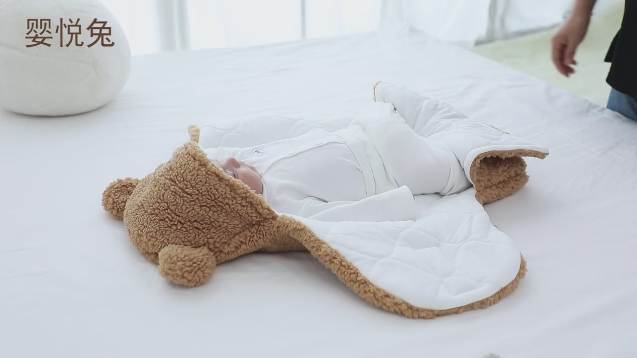 Coated Baby Newborn Baby Sleeping Bag Anti-Scare Swaddling Baby Supplies for Newborn Baby in Autumn and Winter1600+ positive reviewsProduct repurchase rate: 27.59%2200+ people have added it to their cart video 2