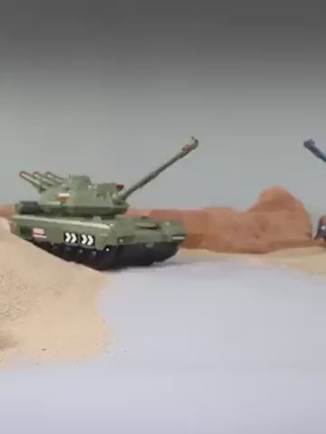 Cross-border new storage military tank model children Boy with sound and light story multi-function toy car hot sale video 1