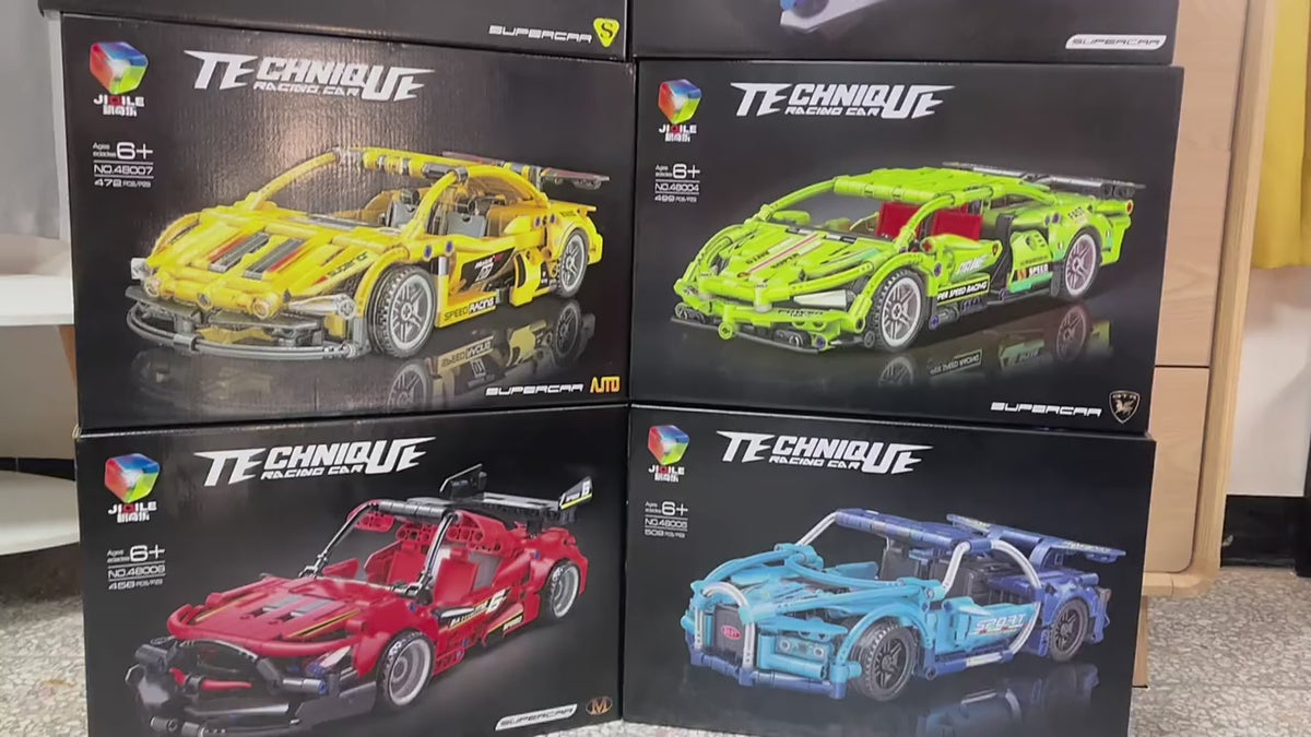 Educational Toys, Small Particle Building Blocks, Racing Car, High-Difficulty Assembly Building Block Toys, Large Gift Box, Arcade Center Gifts video 1