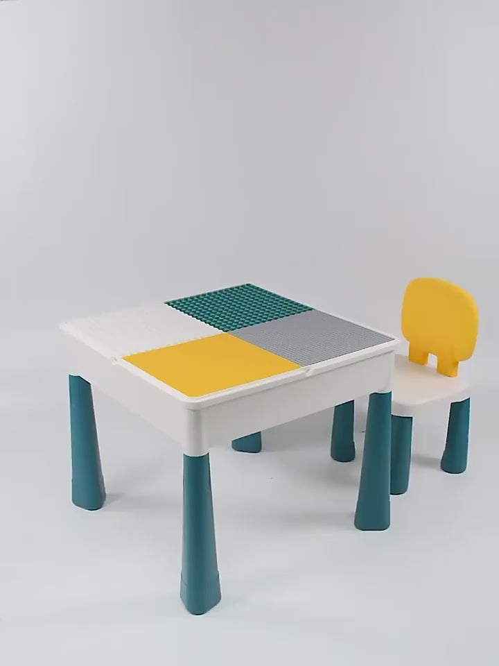 Compatible with Most Large Building Block Tables, Large-Sized Assembly Toys, Educational Children's Toys, Multi-Functional Learning and Play Tables for Babies video 1