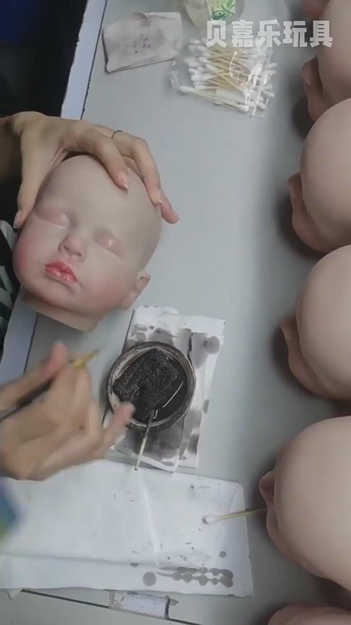 Cross-Border New Product 22inch Dudu Realistic Reborn Doll Pretend Play Girl Toy Gift Realistic Doll Toy video 1