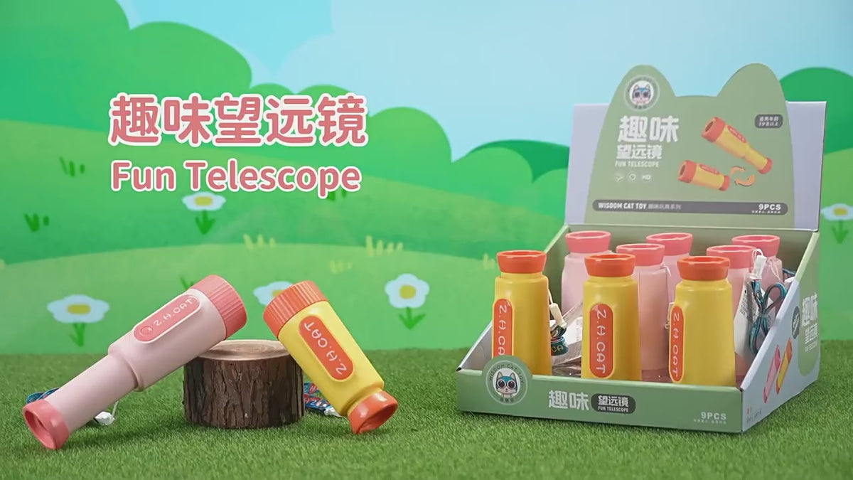 Smart Cat Telescope Baby Outdoor Travel Adventure Binoculars High Magnification Detachable Children's Educational Toy Gift video 2