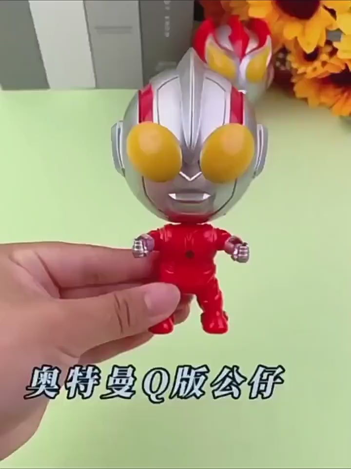 Authentic Ultra Superman Q Version Doll Transforming Robot Model Gashapon Gift Boys and Girls Toys Gifts Wholesale video 1