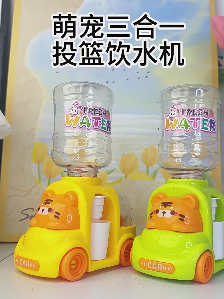 Children's Mini Drinkable Water Dispenser Toy That Can Dispense Water, Suitable for Boys and Girls, Pretend Play Kitchen Toy for Kindergarten video 1