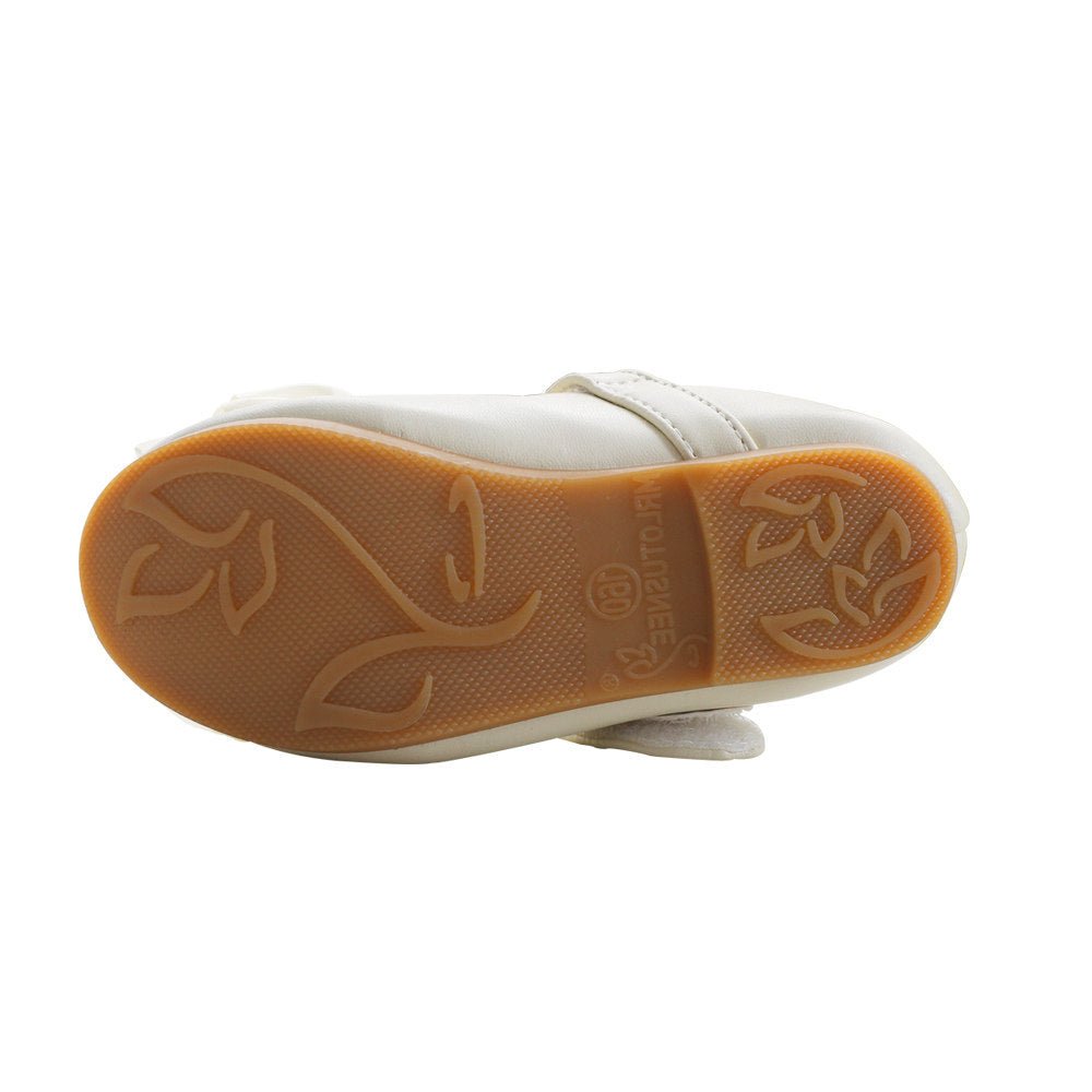 Princess Shoes Girls' Pearl Bow Leather Shoes Wedding Shoes - BaBy's World