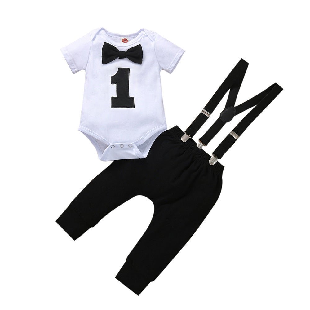 Removable Hood Blouse And Pants Men's Striped Hidden Hook - Boys Summer & Party Dresses - Baby's World (view 6)