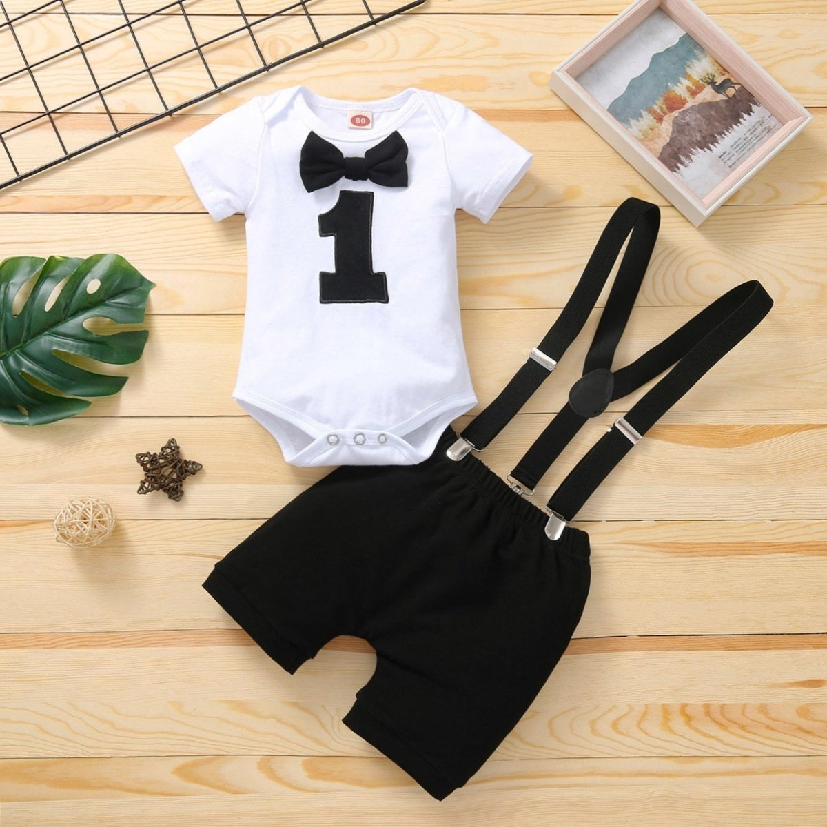 Removable Hood Blouse And Pants Men's Striped Hidden Hook - Boys Summer & Party Dresses - Baby's World (view 2)